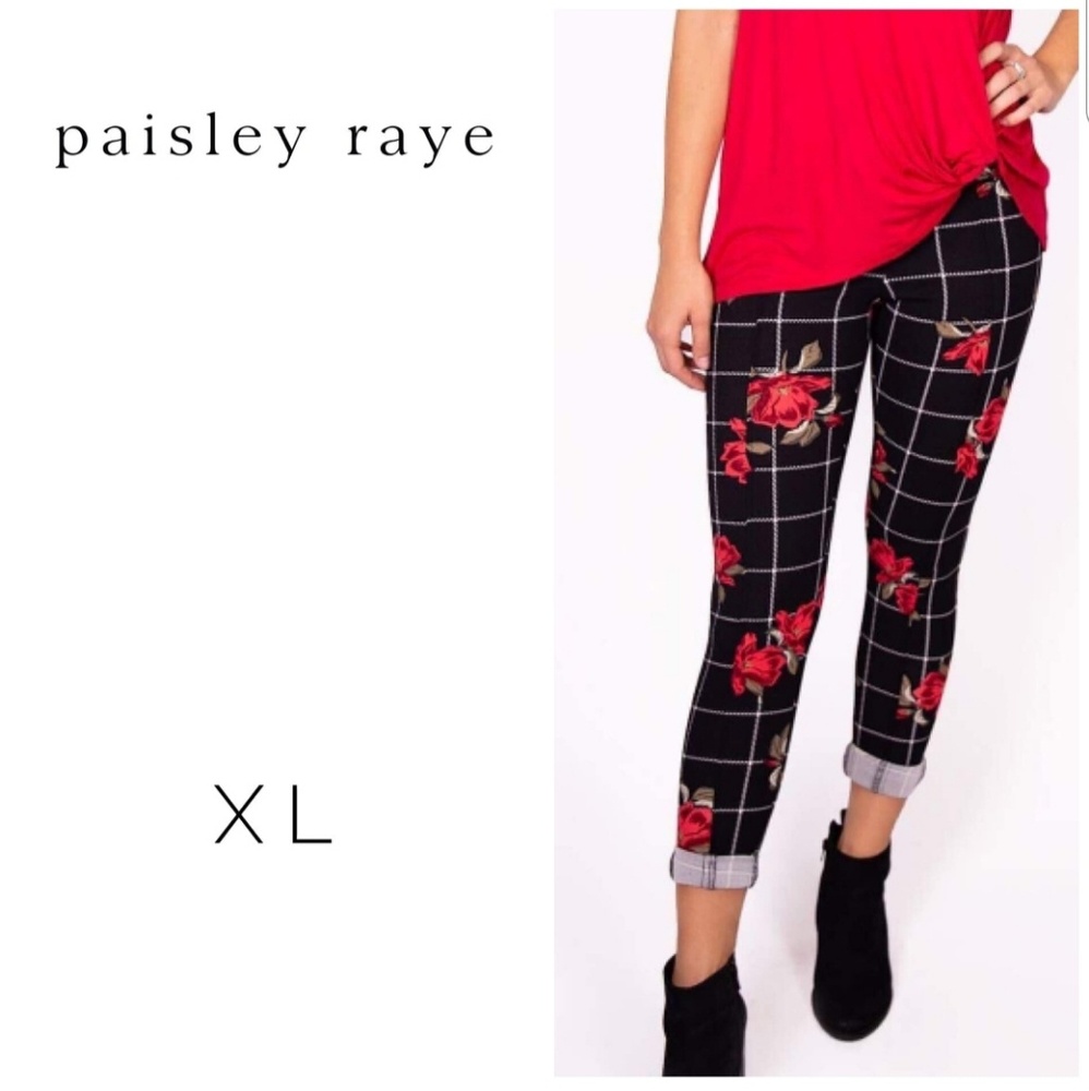 Paisley Raye Floral Pixie Pants XL